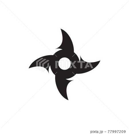 Ninja dart logo design template Ninja dart logo design template 77997209