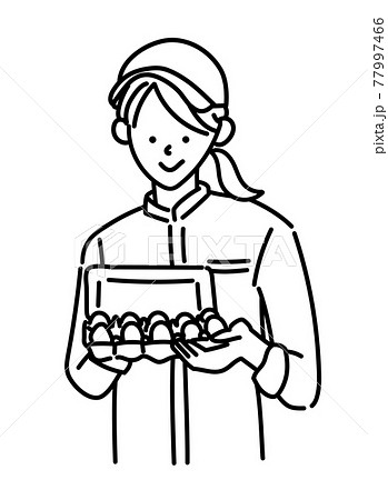 農業女子 畜産女子 養鶏 女性 イラスト 農業女子 畜産女子 養鶏 女性 イラスト 77997466