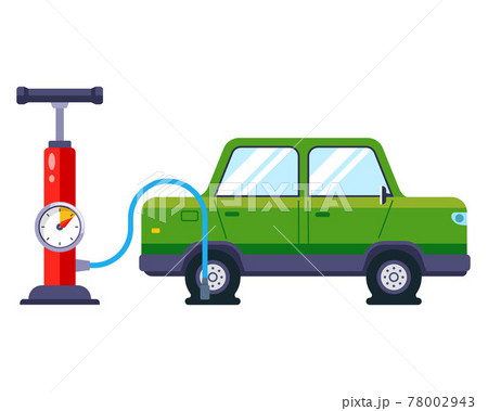 pump up a car wheel. pump up a car wheel. 78002943