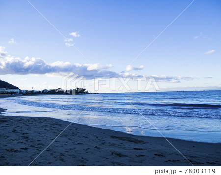 湘南三浦半島の逗子市・葉山市の海 湘南三浦半島の逗子市・葉山市の海 78003119