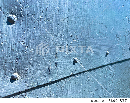 Rustic blue cyan painted metal steel surface. Grunge textured worn iron background. Pattern closeup for design decoration Rustic blue cyan painted metal steel surface. Grunge textured worn iron background. Pattern closeup for design decoration 78004337