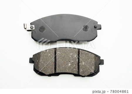 car brake pads, isolated on white 78004861