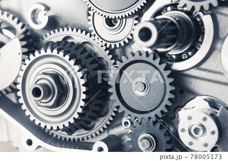 engine gear wheels, industrial background engine gear wheels, industrial background 78005173