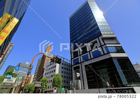 東京　日本橋兜町の都市風景　茅場町交差点付近 78005322