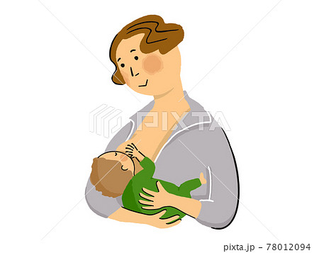 授乳中のお母さん 授乳中のお母さん 78012094