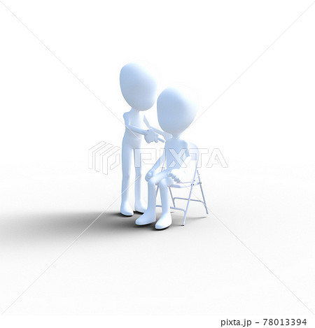 予防接種イメージ　ワクチン　注射　perming3DCGイラスト素材 78013394