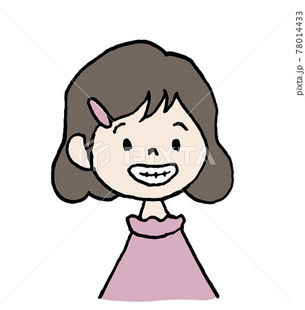 女の子の歯 78014433