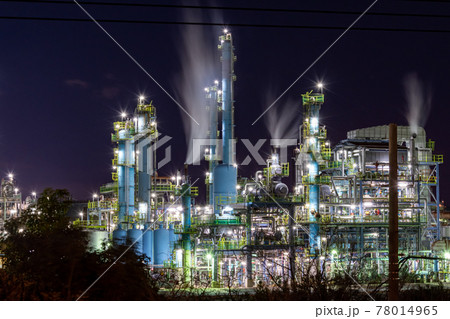 《大阪府》堺泉北臨海工業地帯　工場夜景 78014965