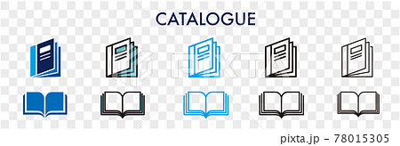 illustration of catalogue icon vector 78015305
