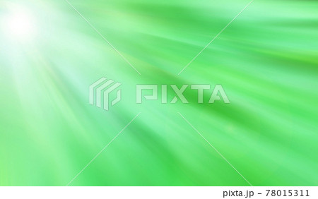 緑色系背景素材、グラデーション、抽象イメージ、背景ぼかし、 78015311