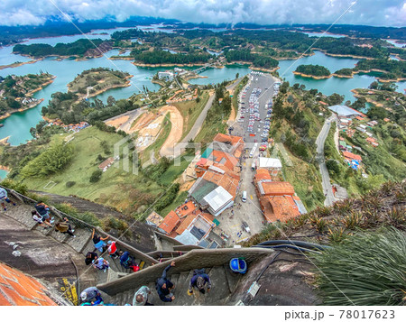 Piedra del Peñol in Guatape in Colombia 78017623