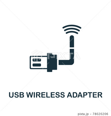 Usb Wireless Adapter icon. Simple illustration from wireless devices collection. Creative Usb Wireless Adapter icon for web design, templates Usb Wireless Adapter icon. Simple illustration from wireless devices collection. Creative Usb Wireless Adapter icon for web design, templates 78020206