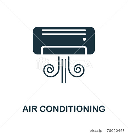 Air Conditioning icon. Simple illustration from ventilation equipment collection. Creative Air Conditioning icon for web design, templates 78020463
