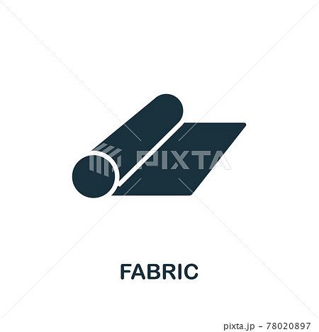 Fabric icon. Simple illustration from sewing equipment collection. Creative Fabric icon for web design, templates, infographics and more Fabric icon. Simple illustration from sewing equipment collection. Creative Fabric icon for web design, templates, infographics and more 78020897