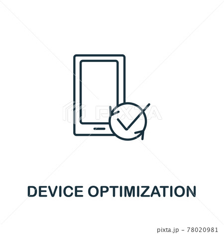 Device Optimization icon from seo collection....のイラスト素材 [78020981] - PIXTA