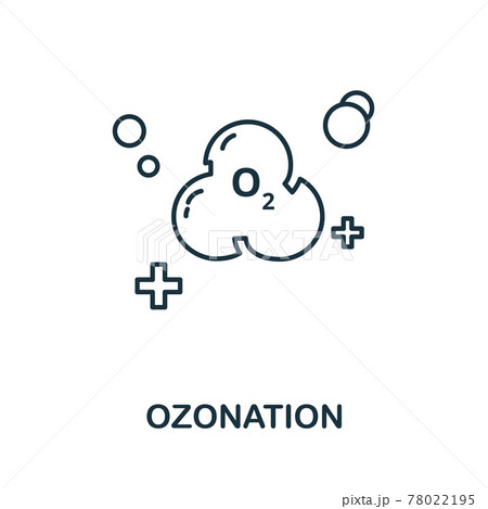 Ozonation icon. Simple illustration from laundry collection. Creative Ozonation icon for web design, templates, infographics and more 78022195