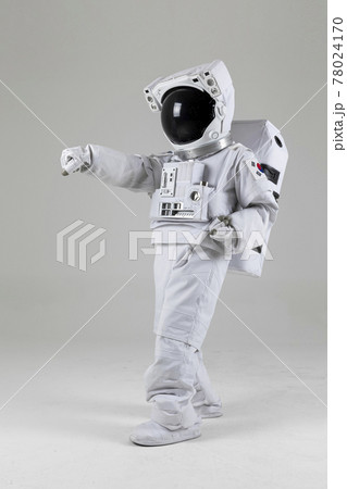 astronaut doing taekwondo, white background 78024170