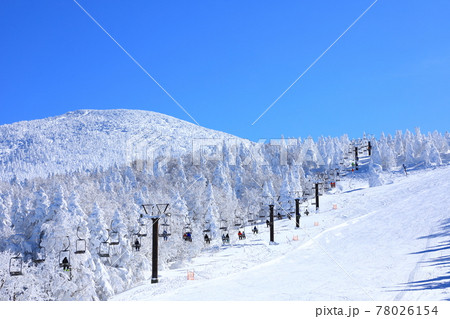 山形県　蔵王の樹氷 78026154