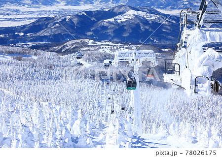 山形県 蔵王の樹氷 山形県 蔵王の樹氷 78026175