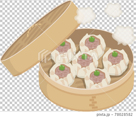 シュウマイ　せいろ　湯気付き 78028582