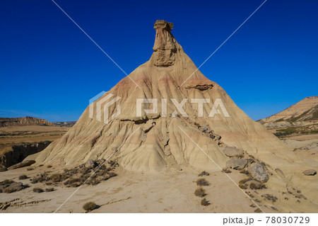 Spain, Navarre, Arguedas, Bardenas Reales desert, natural park classified as Biosphere Reserve by Spain, Navarre, Arguedas, Bardenas Reales desert, natural park classified as Biosphere Reserve by 78030729
