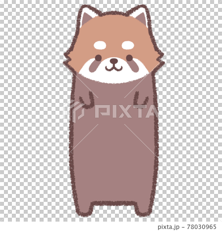 レッサーパンダ短冊 78030965