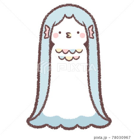 アマビエ水色短冊 78030967