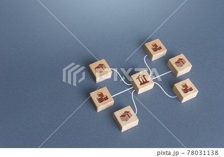 Bank blocks are linked to money by lines. Operation of money funds, transactions. Lending, deposits. Capital Markets. Investment. Borrowing. Capitalization and liquidity of financial banking system. Bank blocks are linked to money by lines. Operation of money funds, transactions. Lending, deposits. Capital Markets. Investment. Borrowing. Capitalization and liquidity of financial banking system. 78031138