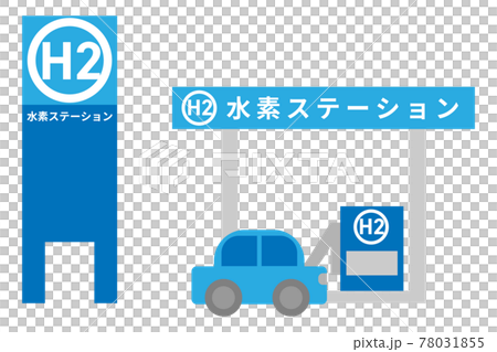 水素ステーションと水素自動車 78031855