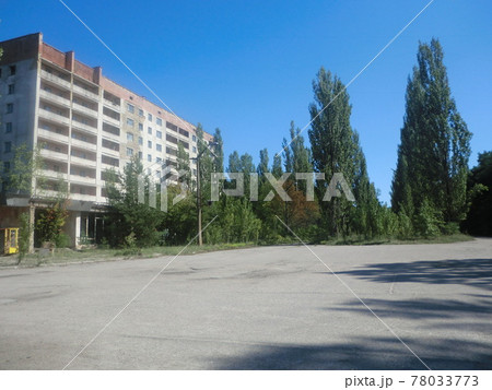 チェルノブイリのかつては栄えた町 78033773