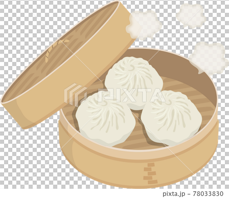 帶蒸汽的小籠包精露 帶蒸汽的小籠包精露 78033830