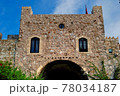 Ancient castle in Marmaris against blue sky, a port city and tourist resort on the Mediterranean coast. Turkey 78034187