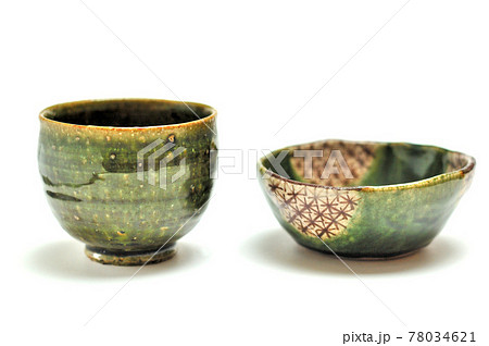 織部焼の汲出し湯呑 78034621