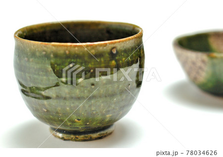 織部焼の汲出し湯呑 織部焼の汲出し湯呑 78034626