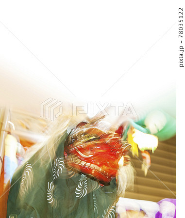 獅子舞　山車祭り　夏祭り　ハヤシ　ししまい 78035122