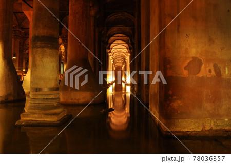 トルコ イスタンブール のバシリカ シスタンの写真素材