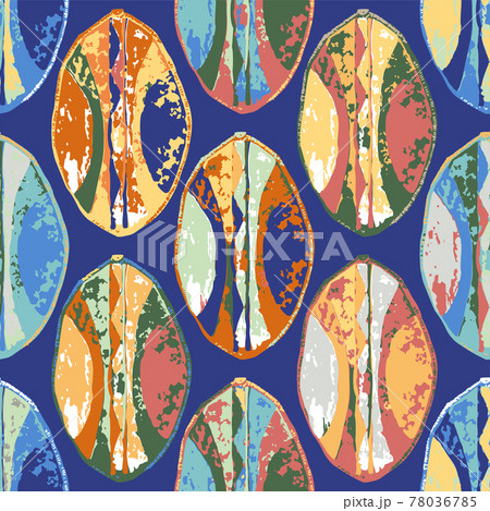 Vector repeated seamless pattern of vintage shields 78036785