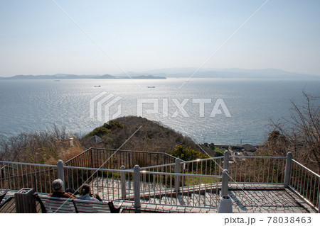 呉市大崎下島御手洗の歴史の見える丘公園からの絶景 呉市大崎下島御手洗の歴史の見える丘公園からの絶景 78038463