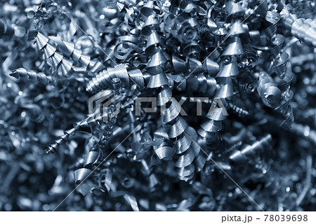 Close-up scene of metal scrap . 78039698