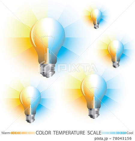 Light color temperature scale Light color temperature scale 78043156