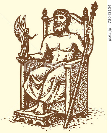 Series "Seven Wonders of the Ancient World". Statue of Zeus Series "Seven Wonders of the Ancient World". Statue of Zeus 78045154