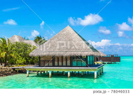 Water Villas (Bungalows) in the Maldives Water Villas (Bungalows) in the Maldives 78046033