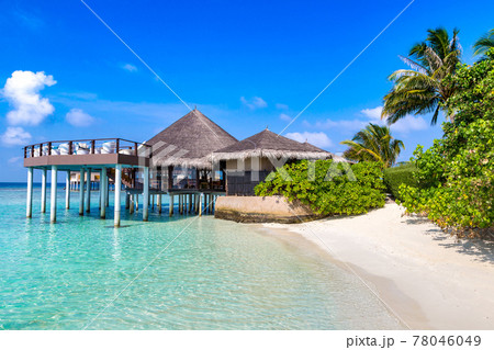 Water Villas (Bungalows) in the Maldives Water Villas (Bungalows) in the Maldives 78046049