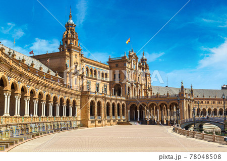 Spanish Square in Sevilla Spanish Square in Sevilla 78048508