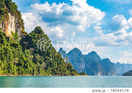 Cheow Lan lake in Thailand 78049179