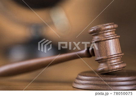Law wooden gavel barrister, justice concept, legal system concept Law wooden gavel barrister, justice concept, legal system concept 78050075