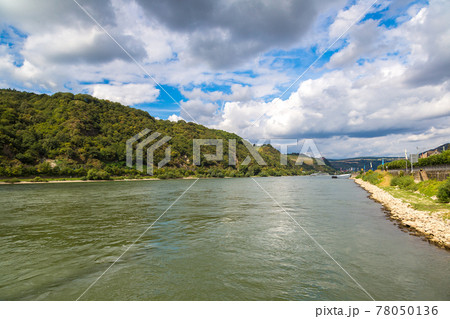 Romantic Rhine valley in Germany Romantic Rhine valley in Germany 78050136