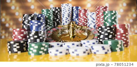 Casino Poker Chips and roulette Casino Poker Chips and roulette 78051234