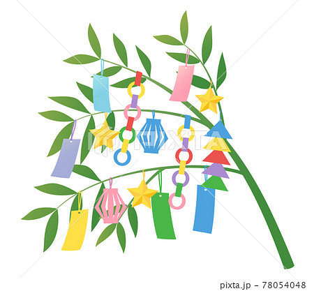七夕の笹飾り 78054048