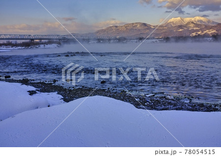 激寒の千曲川 激寒の千曲川 78054515